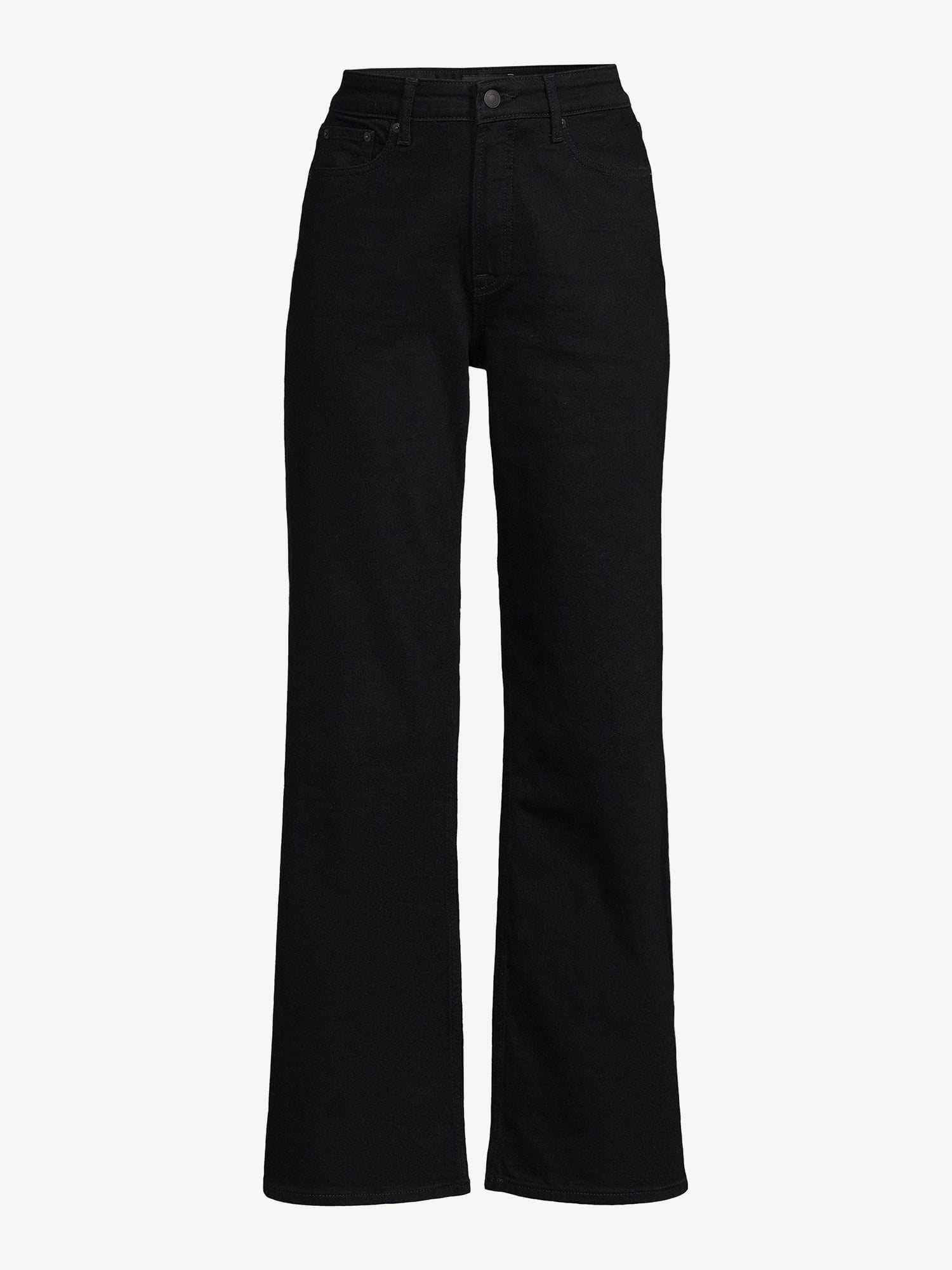 Black wide leg jeans - Cut Range