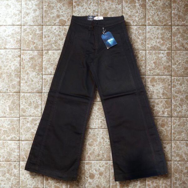 Ultra soft black wide leg jeans